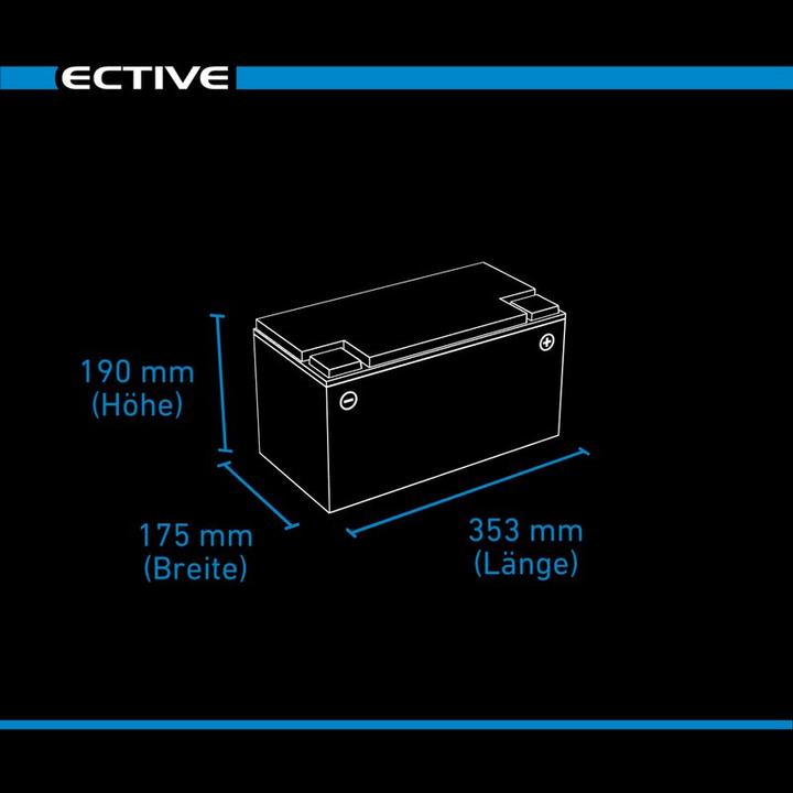 Produktbild Ective LC 135 Dual LFP | Starter- und Versorgungsbatterie (12 V, 135 Ah, 1485 A)
