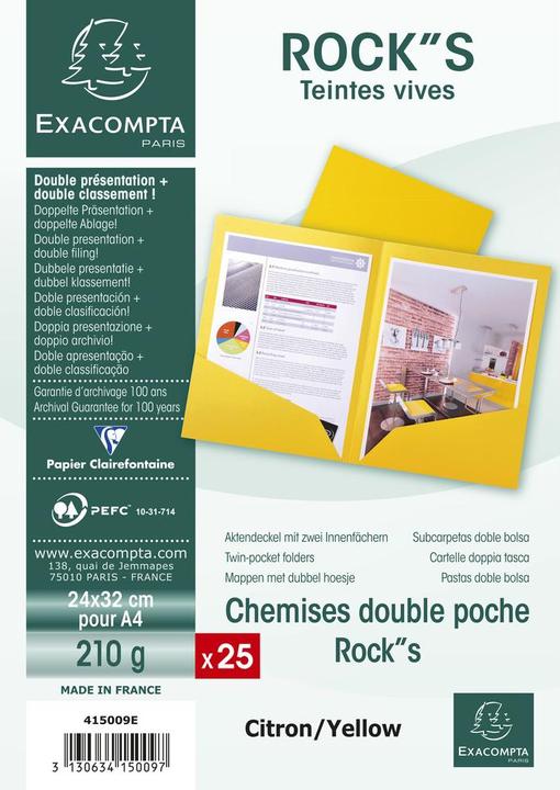 Produktbild Exacompta Sammelmappen - Aktendeckel (A4, 100 x)