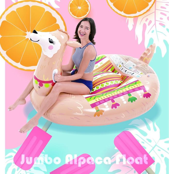 Actual product image Jilong Giant alpaca floating animal
