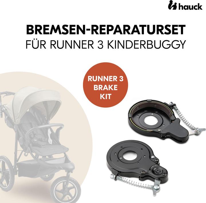 Produktbild Hauck Ersatzteil Bremsen Kit Runner 3 Schwarz