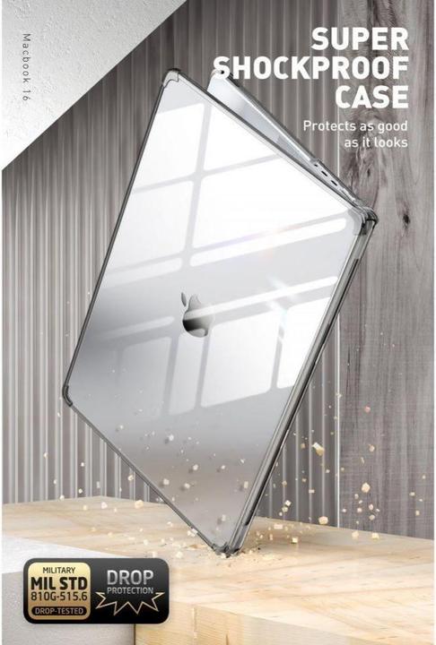 Actual product image Supcase Case UNICORN BEETLE CLEAR MACBOOK PRO 14 2021 Black (14.20", Apple)