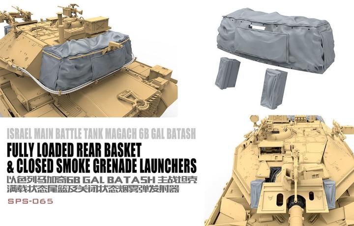 Image du produit Meng-Model Israël Main Battle Tank Magach 6B GAL BATASH Fully Loaded Rear Basket