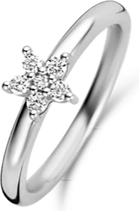 Immagine prodotto Ti Sento Milano Anello Stella con Zirconi 12186ZI (56, 925 Argento)