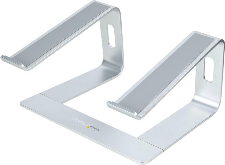Actual product image StarTech com Laptop Stand for Desk, Supports 5kg/11lb, Aluminum, Silver, Ergonomic Laptop Riser,...