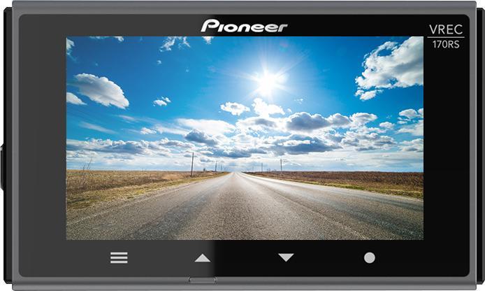 Actual product image Pioneer VREC-170RS Dashcam WLAN (Built-in display, Bluetooth, Wi-Fi, GPS receiver, Accelerometer, Full HD)