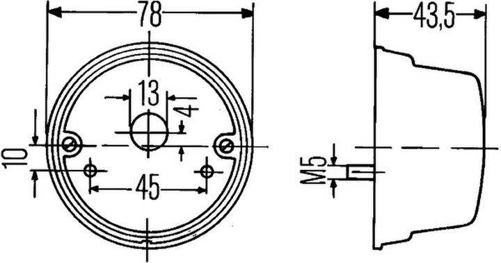Immagine prodotto Hella 2 fanali posteriori alogeni per CASE IH DEMAG HOLDER LINDE MAN SCANIA STEYR