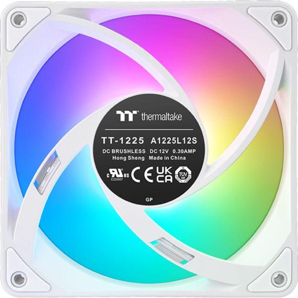 Actual product image Thermaltake TT CT120 EX Rev ARGB Sync PC Cooling Fan 3 Pack White (120 mm, 3 x)