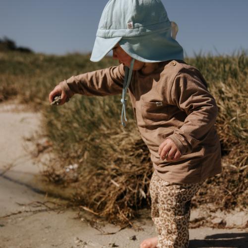 Actual product image Cloby Wende-Sonnenhut UPF 50+ Sea Sandy Beach (74, 80, 86)