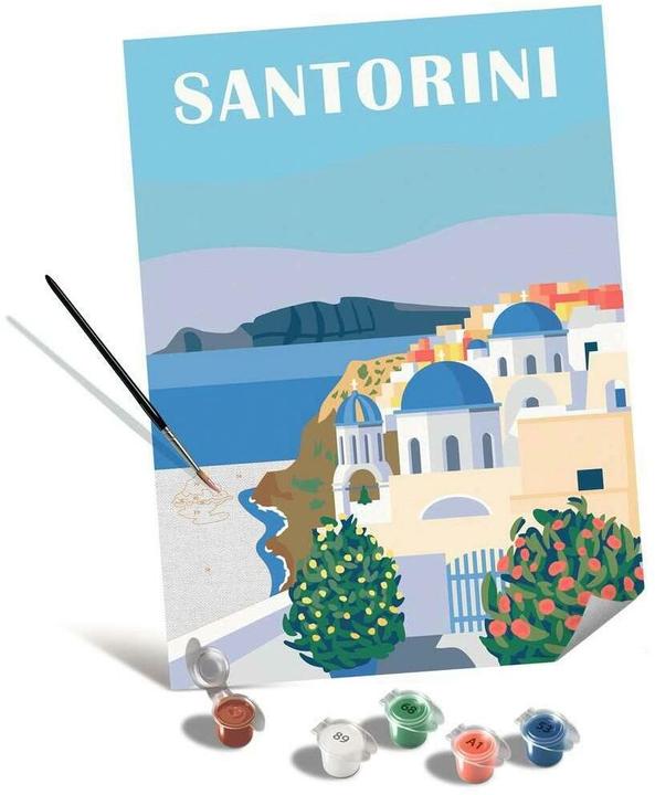 Image du produit Ravensburger CreArt - Malen nach Zahlen Shades of Santorini