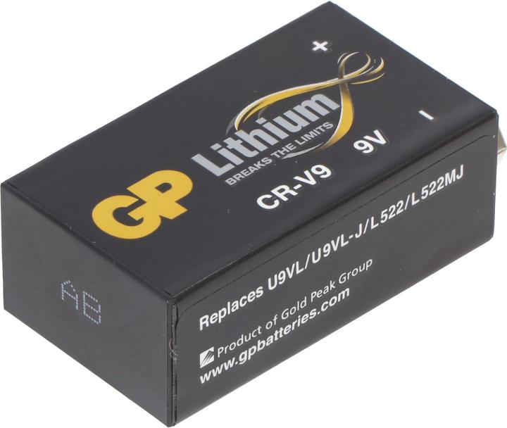 Image du produit GP Batteries GP Batterie Lithium 9V (1 pcs, 9V Block, 800 mAh)