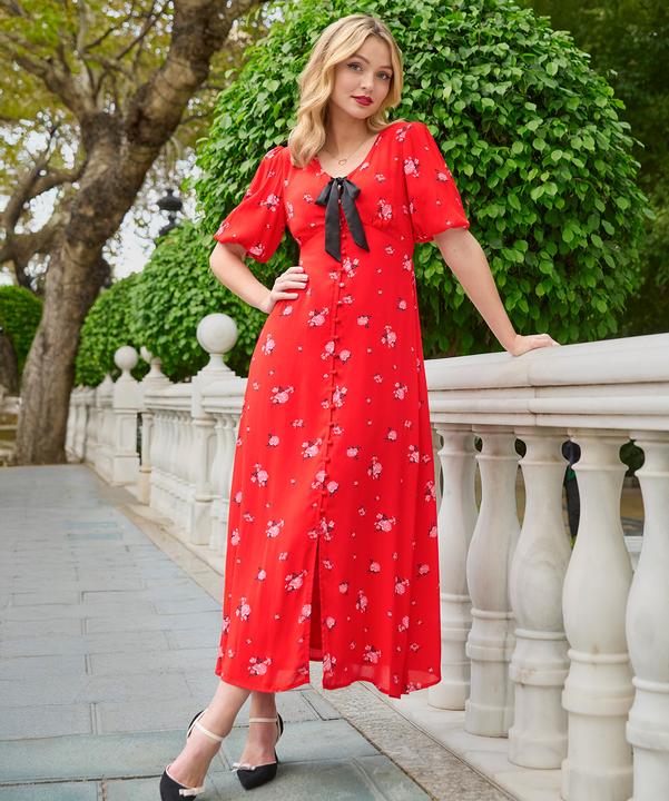 Produktbild Joe Browns Puff Sleeve Floral Maxi Dress (46)