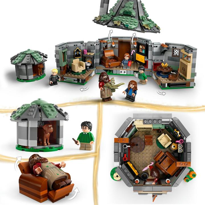 Actual product image LEGO Hagrid's hut: An unexpected visit (76428, LEGO Harry Potter)