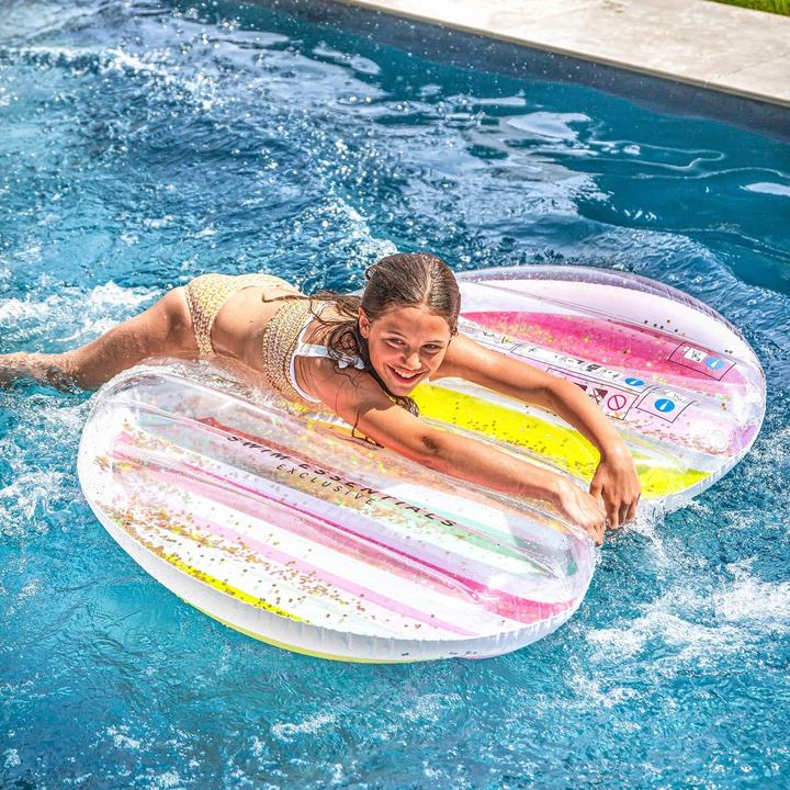 Immagine prodotto Swim Essentials Materasso ad aria Heart Rainbow 150x100cm