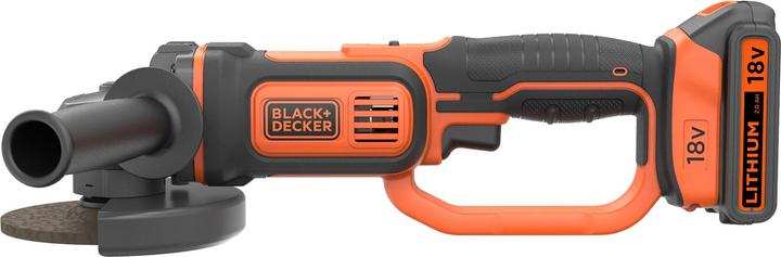 Productafbeelding Black & Decker Accu Haakse Slijper BCG720M1 (125 mm)