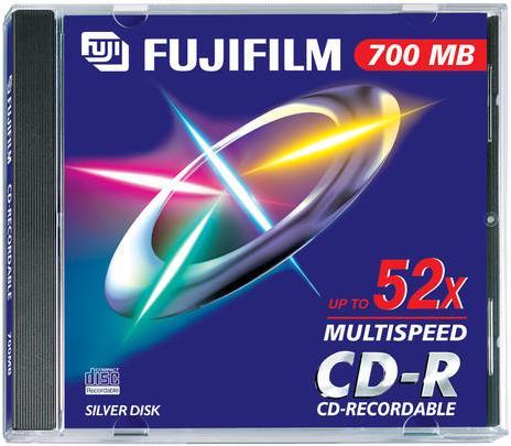 Actual product image Fujifilm CD-R, 700MB, 52x, jewel case (1 x)