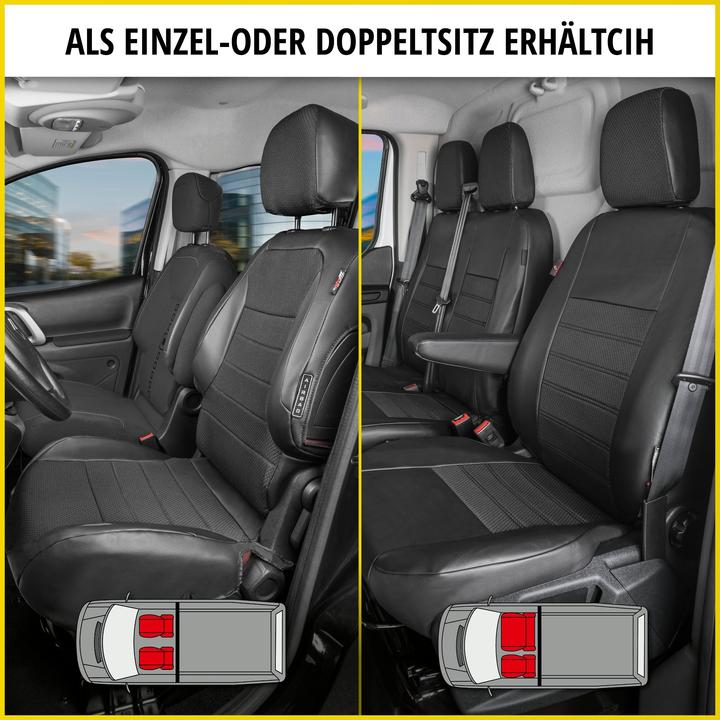 Immagine prodotto Walser Coprisedili premium per Iveco Daily V 2011-02/2014, 2 coprisedili singoli anteriori
