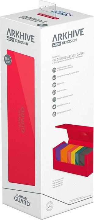 Produktbild Ultimate Guard Kartenbox XenoSkin Arkhive Monocolor 400+ Rot