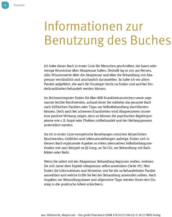 Image du produit Akupressur - Das grosse Praxisbuch (Allemand, Maitri Hillebrecht, 2023)