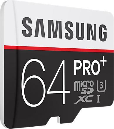 Produktbild Samsung Pro Plus microSDXC (64 GB, microSDXC, U3, UHS-I)