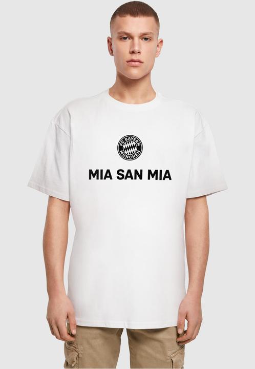 Produktbild FC Bayern München Mia San Mia Logo Heavy Oversized Tee - 115331 (XL)