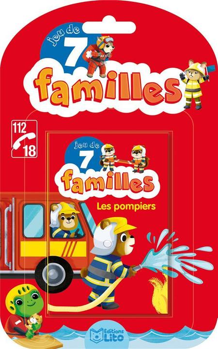Produktbild Les pompiers : jeu de 7 familles (Französisch)