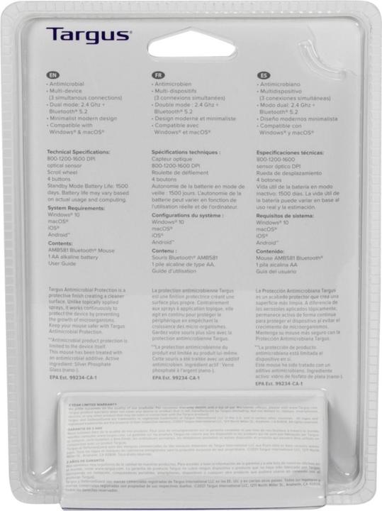 Produktbild Targus Antimicrobial Compact Dual (Kabellos)