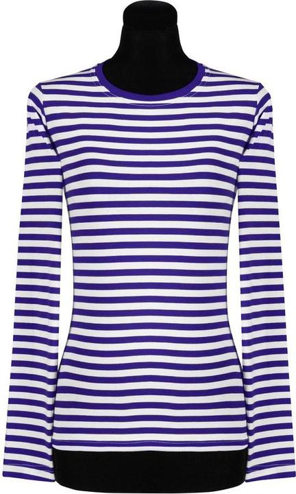 Actual product image Thetru Damen Ringelshirt langarm blau-weiss – alltagstauglich (4XL)