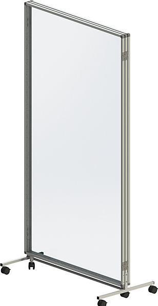 Image du produit Carto Cloison pliante mobile, en verre acrylique, avec 3 panneaux, h x l x p 1905 x