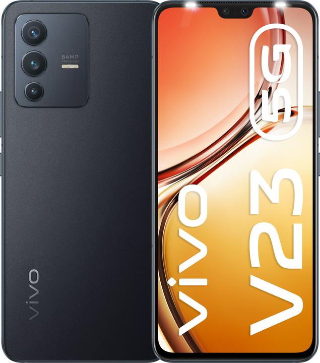 Vivo V23 5G (256 GB, Stardust Black, 6.40", Dual SIM, 64 Mpx, 5G)