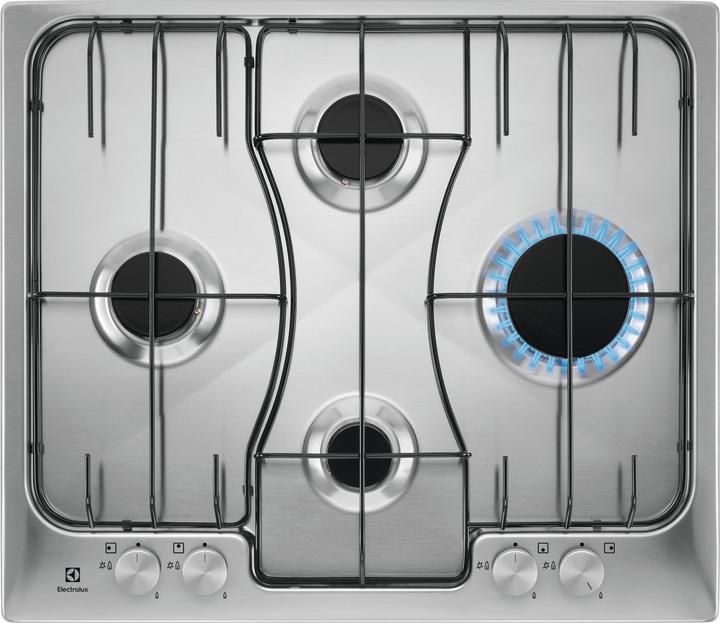 Image du produit Electrolux RGG 6243 LOX Table de cuisson inox encastrable à gaz 4 cuisinière(s)