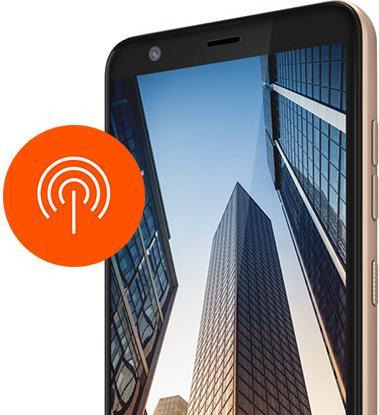 Actual product image Gigaset GS280 (32 GB, Coffee Brown, 5.70", Dual SIM + SD, 16 Mpx, 4G)