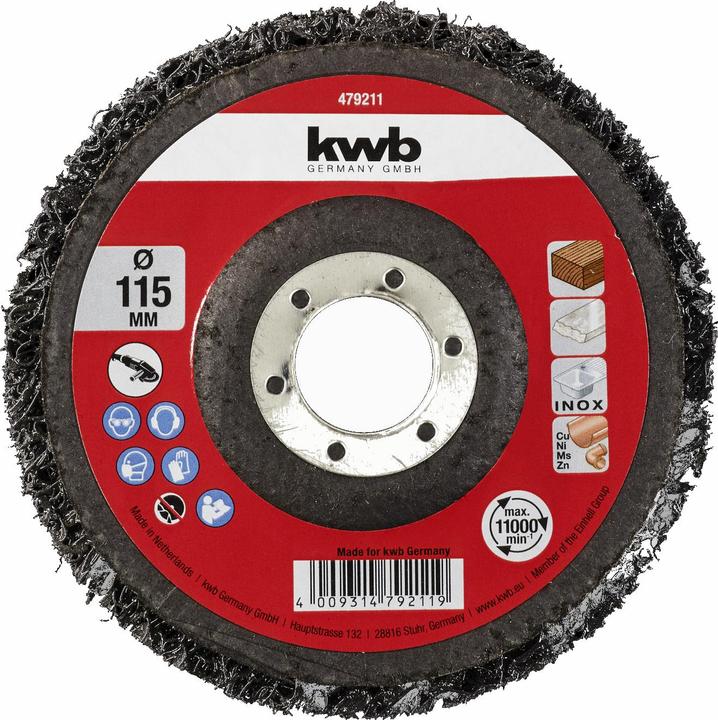 kwb Disco di pulizia / Ws / 115Ls