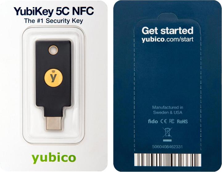 Actual product image Yubico YubiKey 5C NFC
