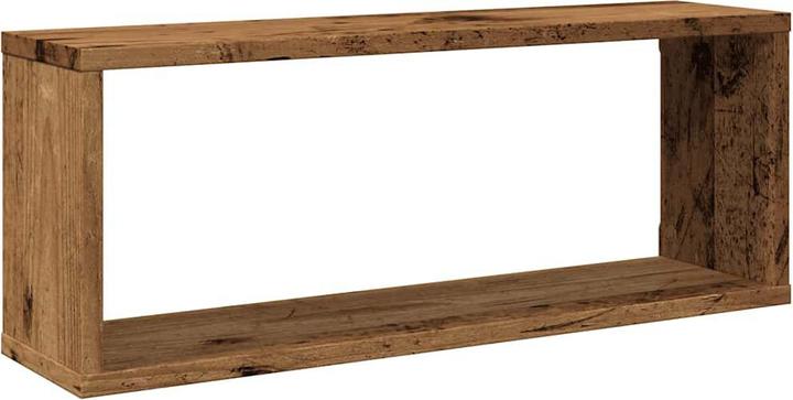 Immagine prodotto VidaXL Wandregal Hängeregal Regalwürfel Cube Lounge CD Regal 6Stk. Altholz-Optik (60 x 15 x 23 cm)