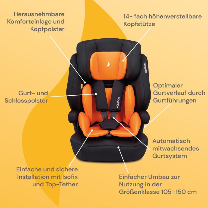 Image du produit Osann Jazzi Isofix (Rehausseur de siège pour enfant, Norme ECE R129/i-Size)