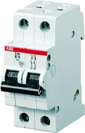 Actual product image ABB S202-C13 Automatic circuit breaker 13A pro M compact 2-pole 6kA