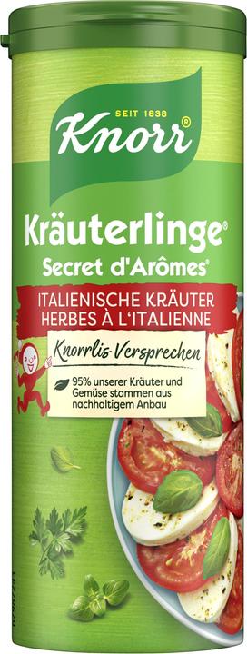 Image du produit Knorr Secret d'arômes Herbes à l'italienne, épices à saupoudrer pour assaisonner salades, pâtes & pizzas (81 g)