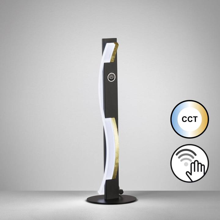 Image du produit Fischer & Honsel Honsel Bridge LED Lampe de table 8W Tunable white contrôlable dimmable Acrylique noir sable 50702