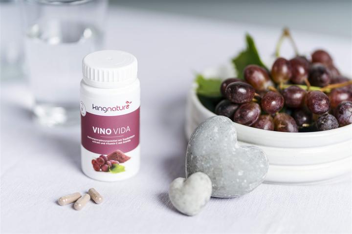 Actual product image Kingnature Vino Vida Caps (90 Piece, Capsules, 83 g)