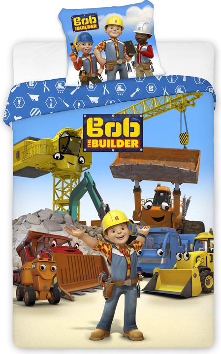 BrandMac Bed Linen - Junior Size 100 x 140 cm - Bob the Builder (1000234)