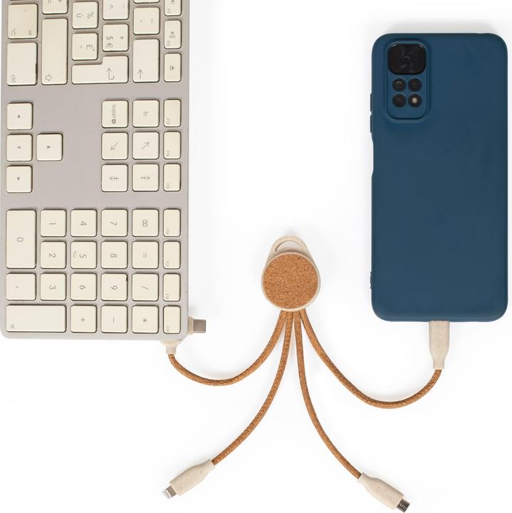 Actual product image Livoo Multi-port charging cable (0.15 m, USB 3.2 Gen 1, 10 W)