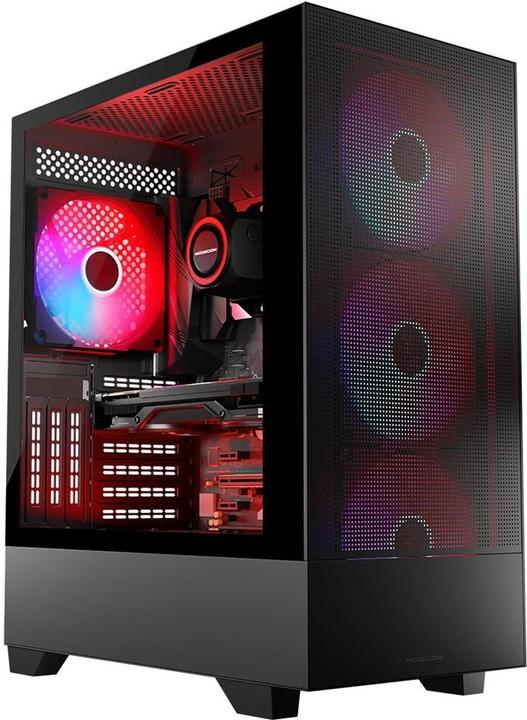 Productafbeelding Modecom Koffer SIROCO ARGB FLOW MIDI USB 3.+TYPE-C (mATX, Mini-ITX)