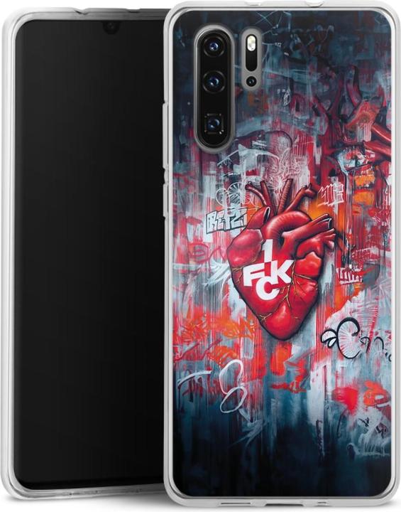 Actual product image DeinDesign Silikon Hülle für Huawei P30 Pro Handyhülle Case Smartphone Schutzhülle 1. FC Kaiserslautern 1. (Huawei P30 Pro)