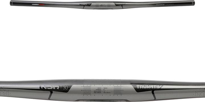 Produktbild Truvativ Flatbar Noir T30, 31.8mm, 10° BackSweep, 700mm, Carb (31.80 mm)