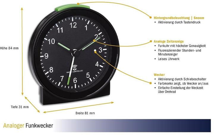 Produktbild TFA Funk-Wecker
