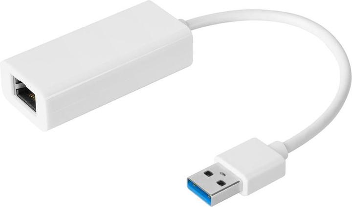 Actual product image Krüger&Matz Adapter USB 3.0 network card - RJ45 LAN Gigabit 10 (USB 3.0, RJ45 Gigabit Ethernet (1x))