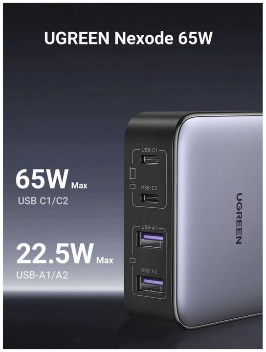 Actual product image Ugreen Nexode Desktop (65 W)