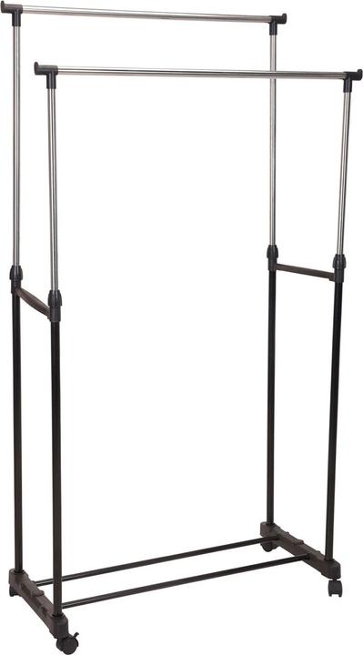 Actual product image Storage Solutions Double clothes rack with castors