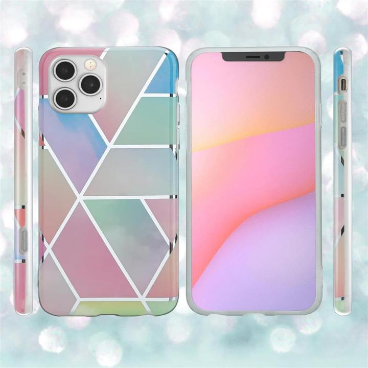 Immagine prodotto Cadorabo IMD TPU Colourful Marble Cover (Apple iPhone 12, Realme 12 Pro+)