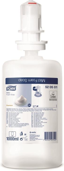 Tork Premium-Schaumseife, extra mild (Handseife Nachfüllpackung, 1000 ml)